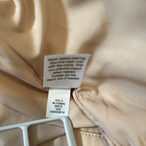 LC Lauren Conrad Double Breasted Short Trench Jacket Peach/blush Large - Picture 7 of 7